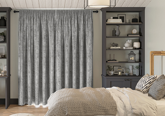 Anaconda, Metallic Grey - Made to Measure Curtains - Image 7